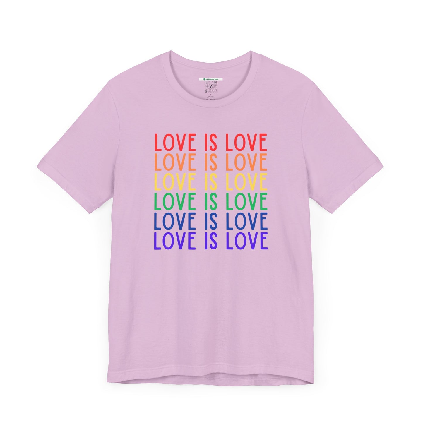 LGBTQ+ "Love Is Love" (Adult Unisex Tee)