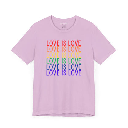 LGBTQ+ "Love Is Love" (Adult Unisex Tee)