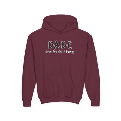 BABE (Youth Unisex Hooded Sweatshirt)