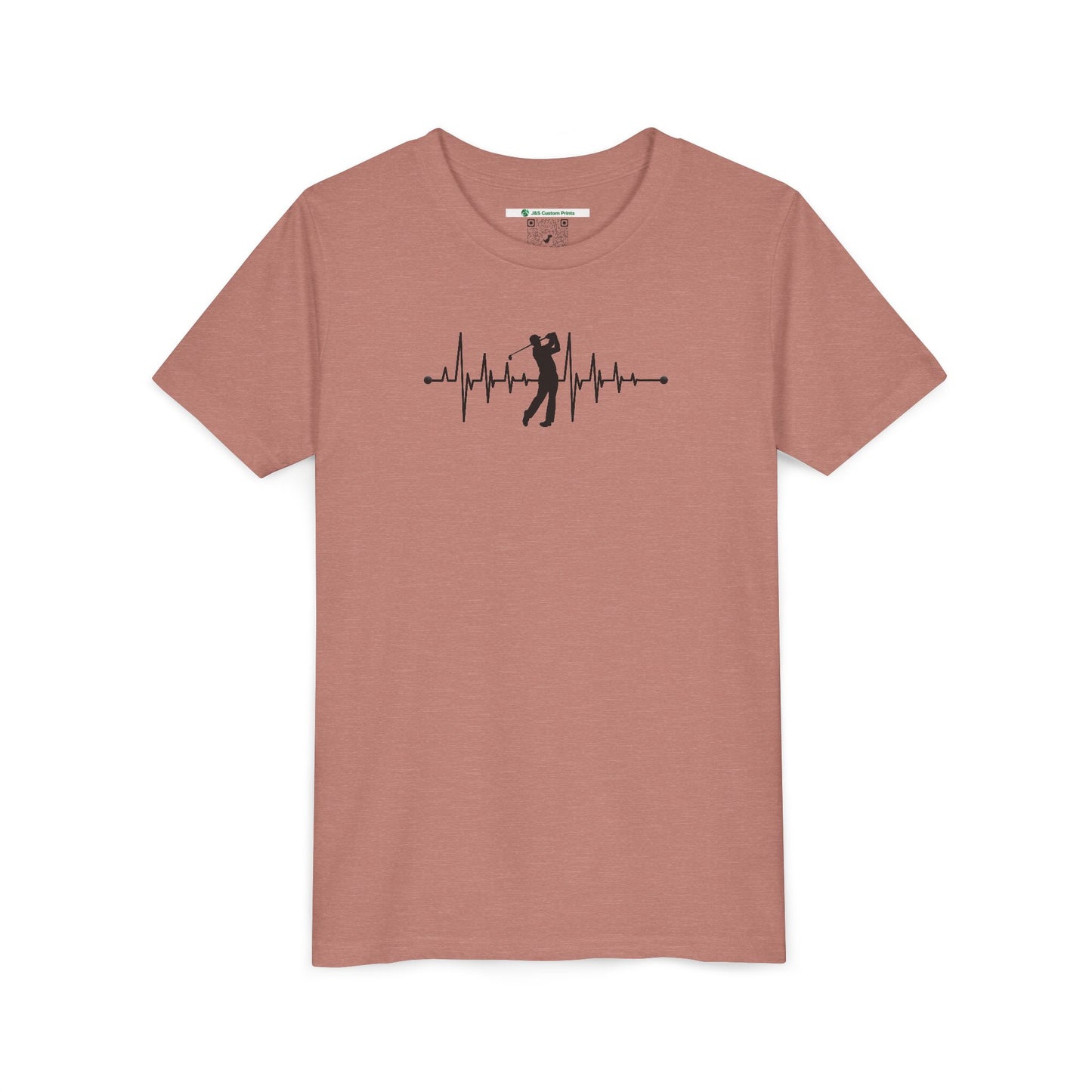 Golf Heartbeat (Youth Unisex Tee)