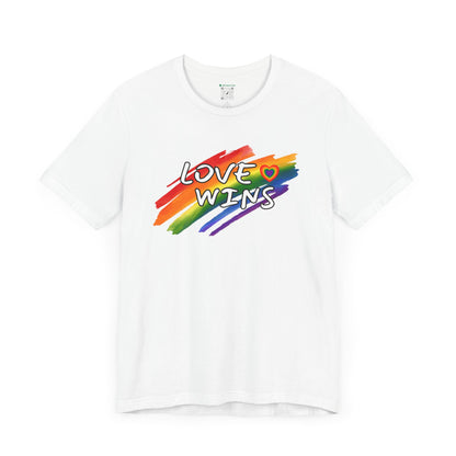 LGBTQ+ "Love Wins" (Adult Unisex Tee)