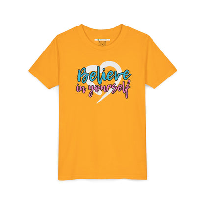 Believe In Yourself -- Blue/Pink (Youth Unisex Tee)
