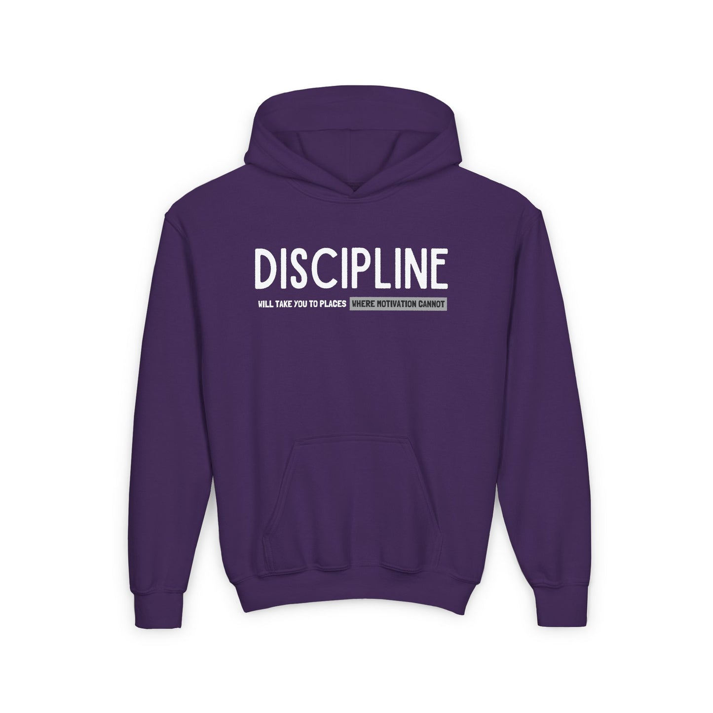 Discipline (Youth Unisex Hooded Sweatshirt)