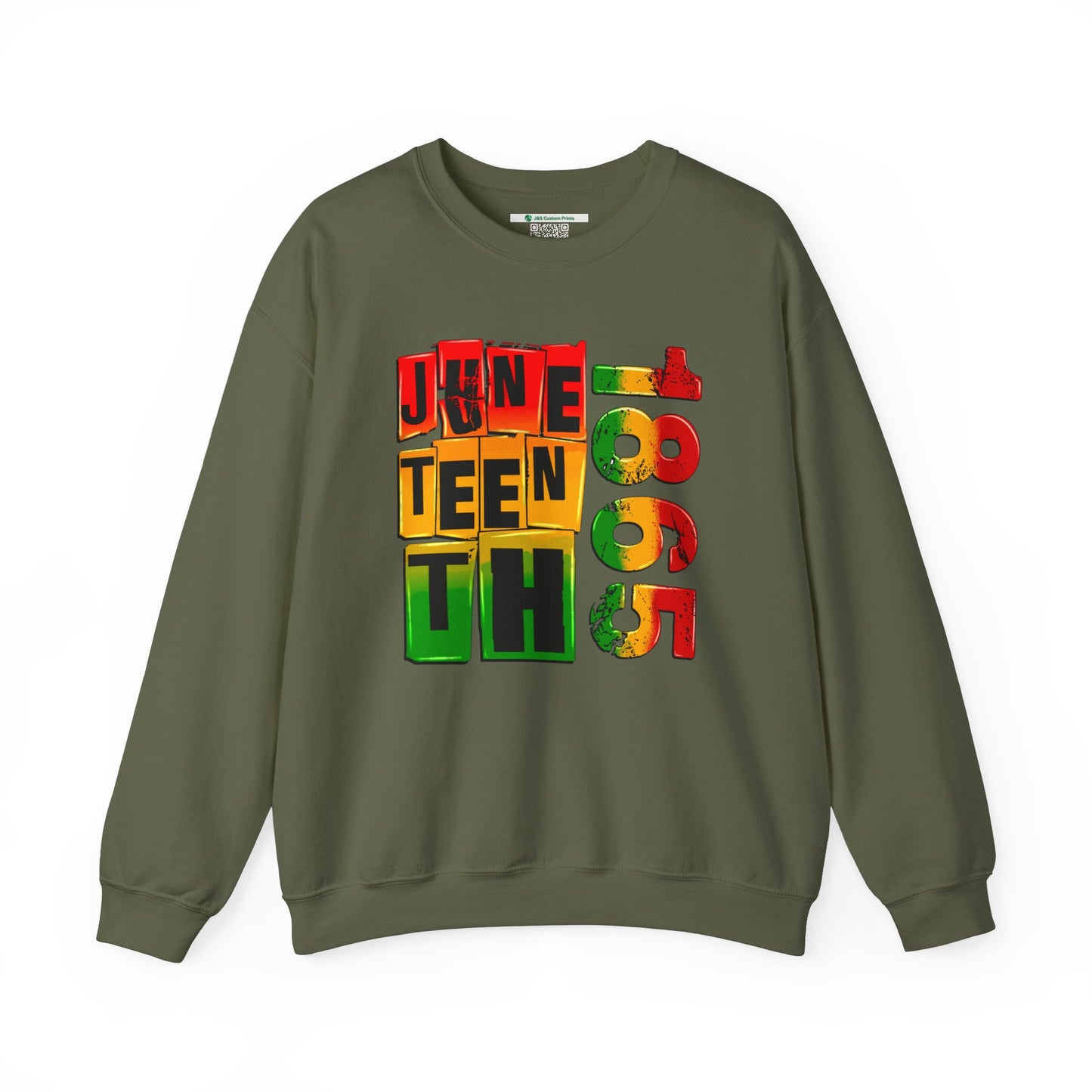 Juneteenth 1865 (Adult Unisex Crewneck Sweatshirt)