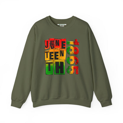 Juneteenth 1865 (Adult Unisex Crewneck Sweatshirt)