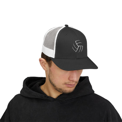 Volleyball (Embroidered Snapback Trucker Hat)