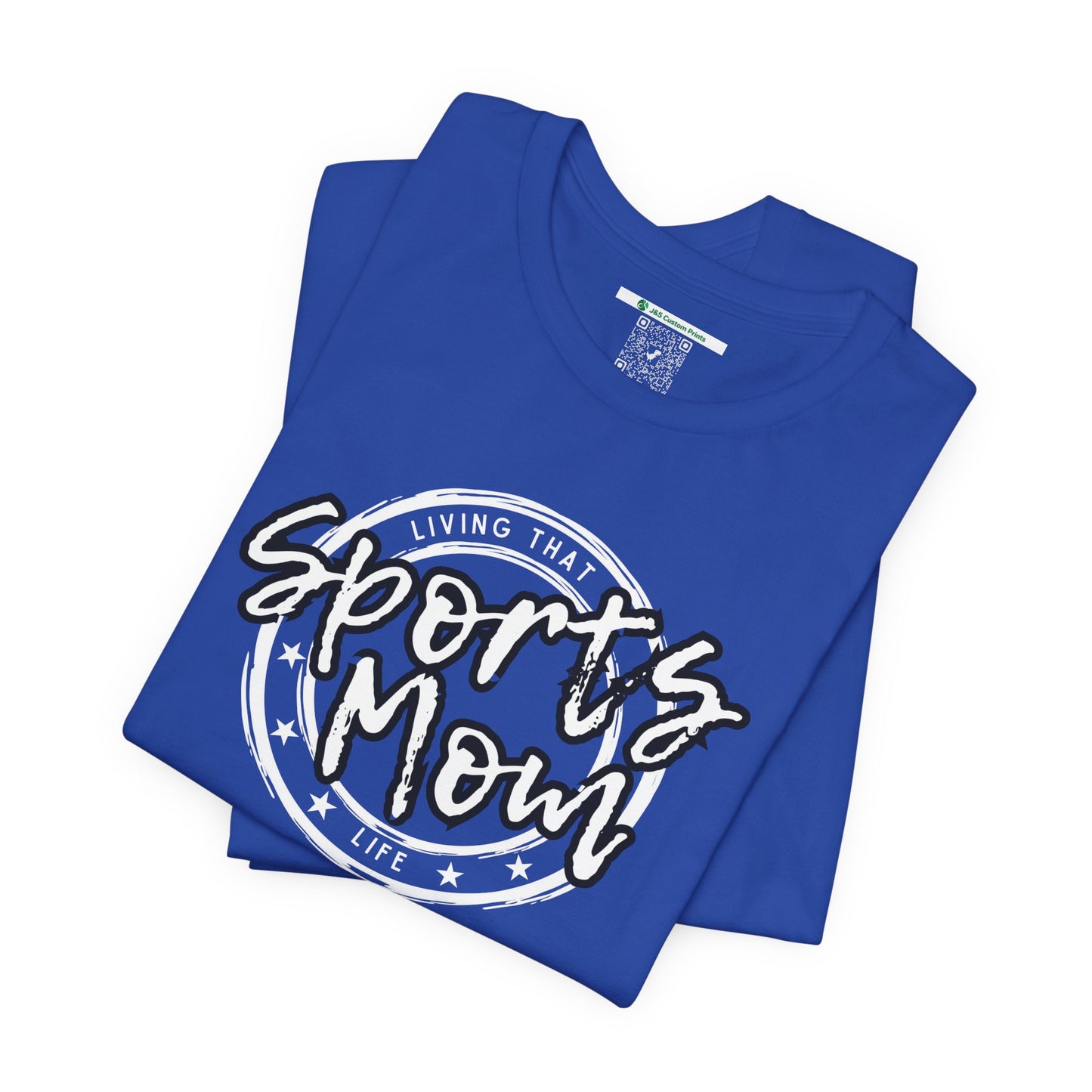 Sports Mom -- Black Font (Adult Unisex Tee)