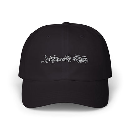 Mirror Message -- Hello Beautiful (Embroidered Dad Cap)