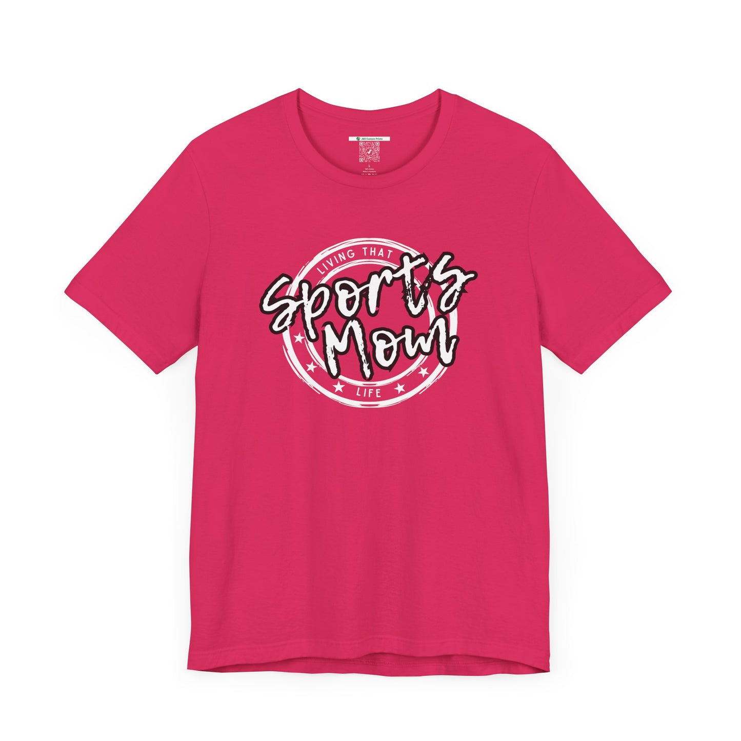 Sports Mom -- Black Font (Adult Unisex Tee)