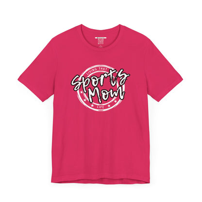 Sports Mom -- Black Font (Adult Unisex Tee)