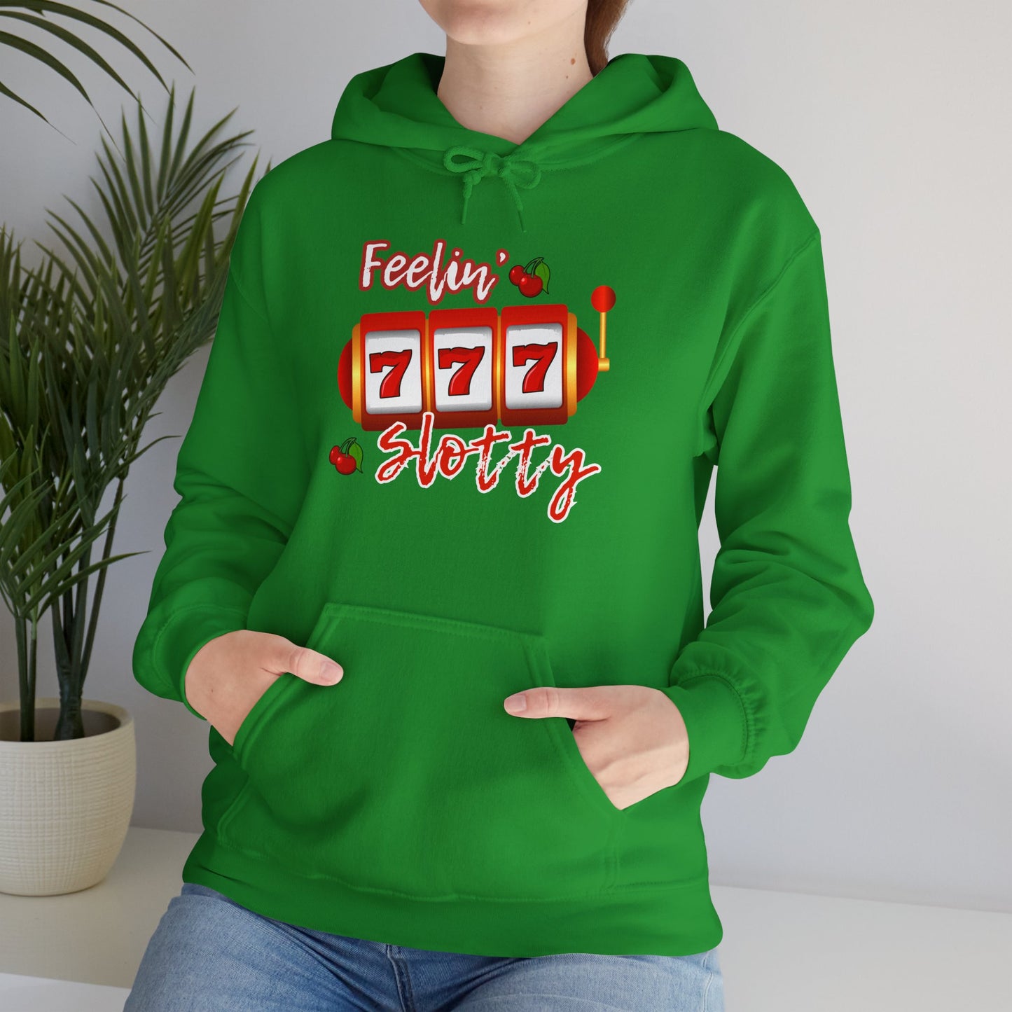 Feelin' Slotty (Adult Unisex Hooded Sweatshirt)
