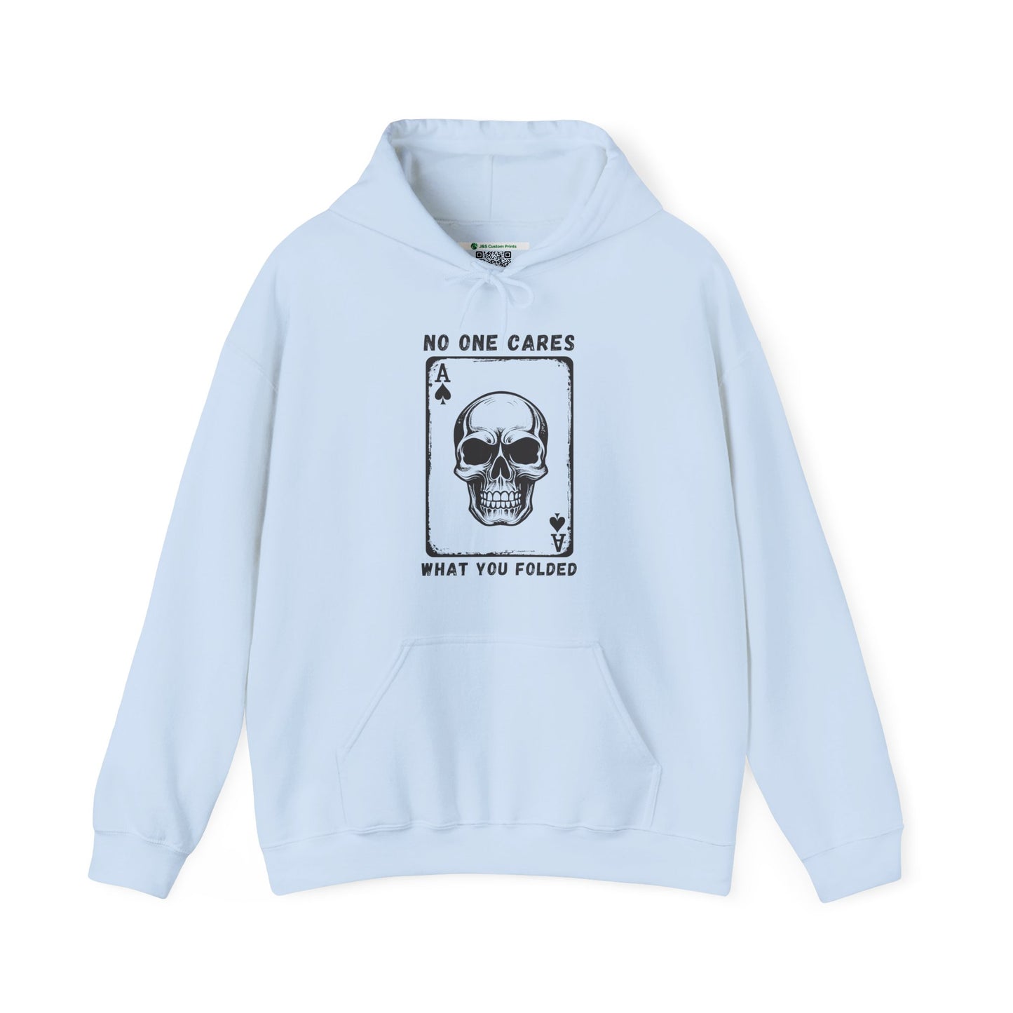 No One Cares What You Folded (Adult Unisex Hooded Sweatshirt)