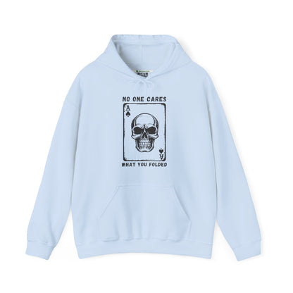 No One Cares What You Folded (Adult Unisex Hooded Sweatshirt)