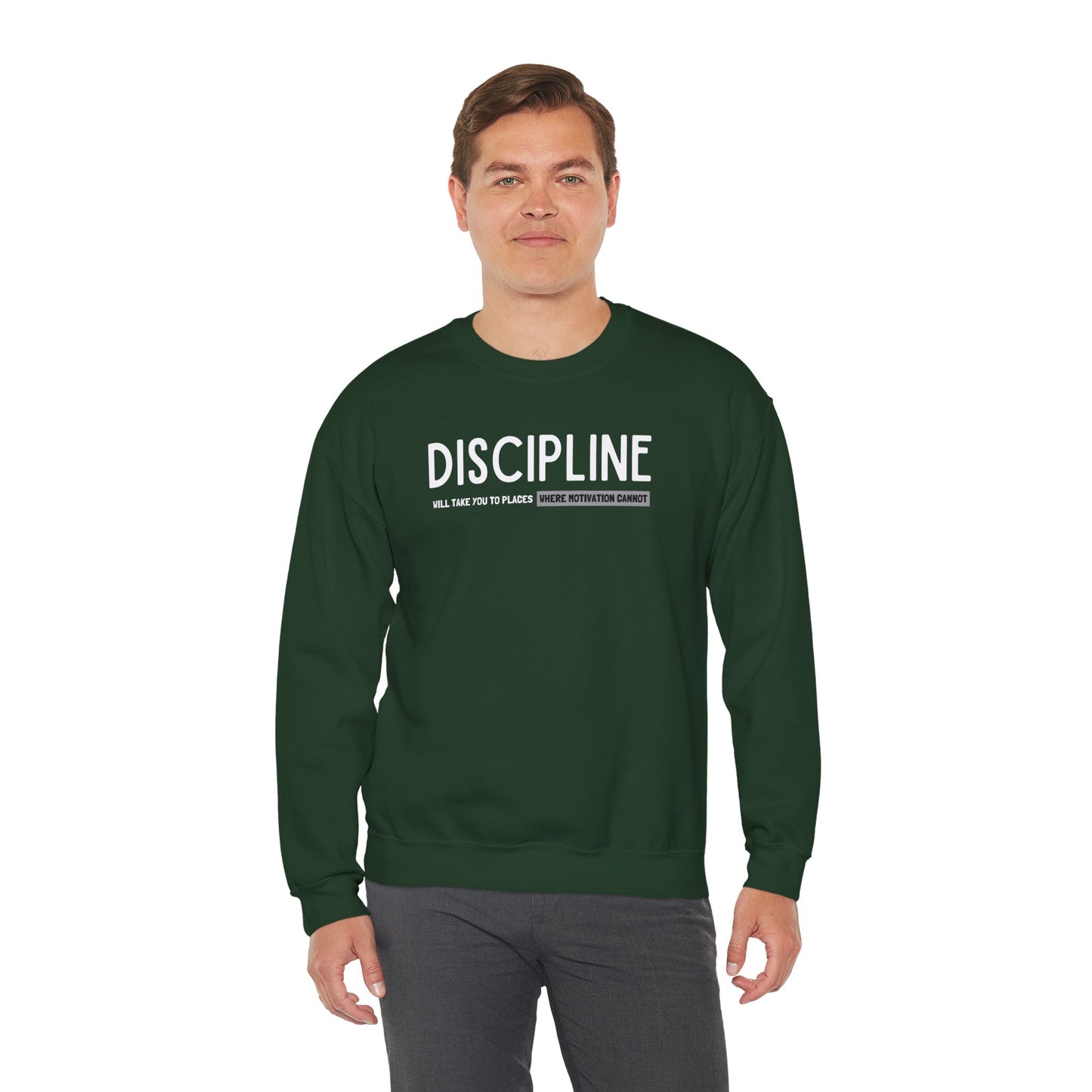 Discipline (Adult Unisex Crewneck Sweatshirt)