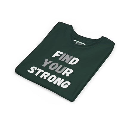 Find Your Strong -- Simple Design (Youth Unisex Tee)