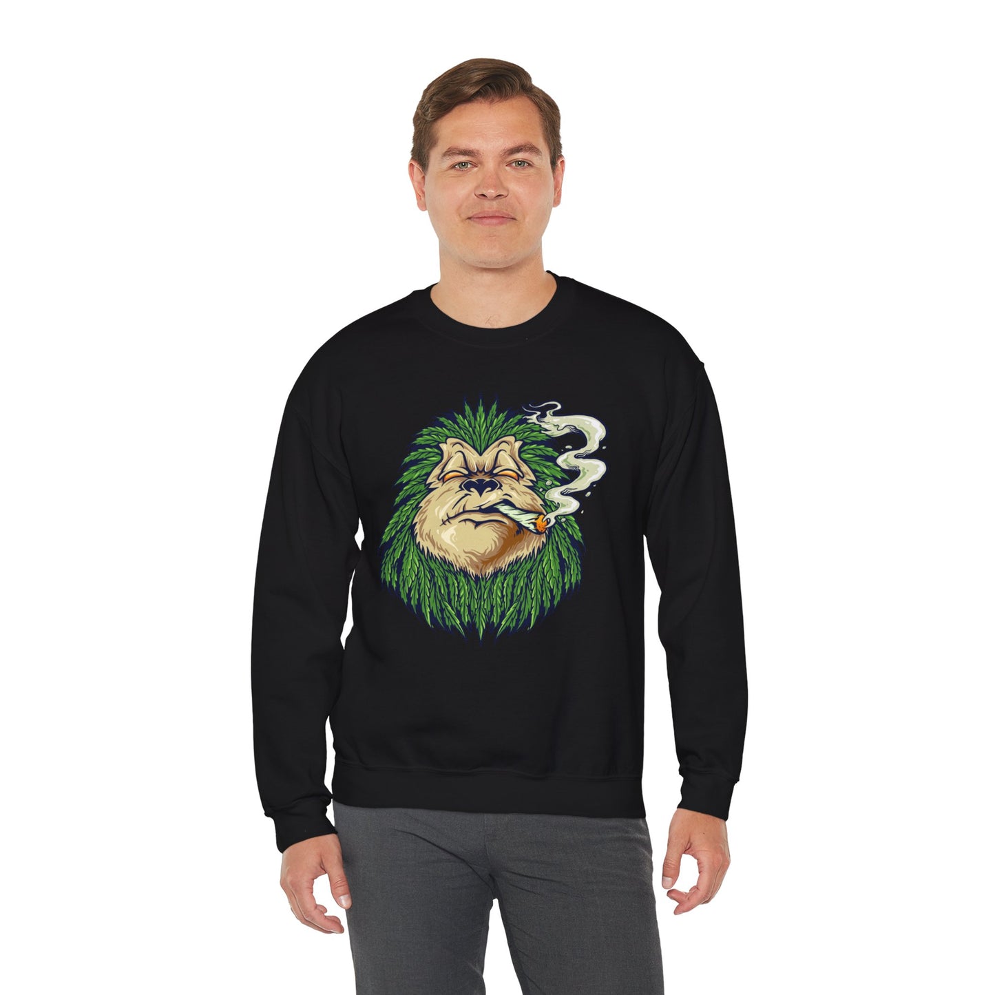 Cannabis (Adult Unisex Crewneck Sweatshirt)