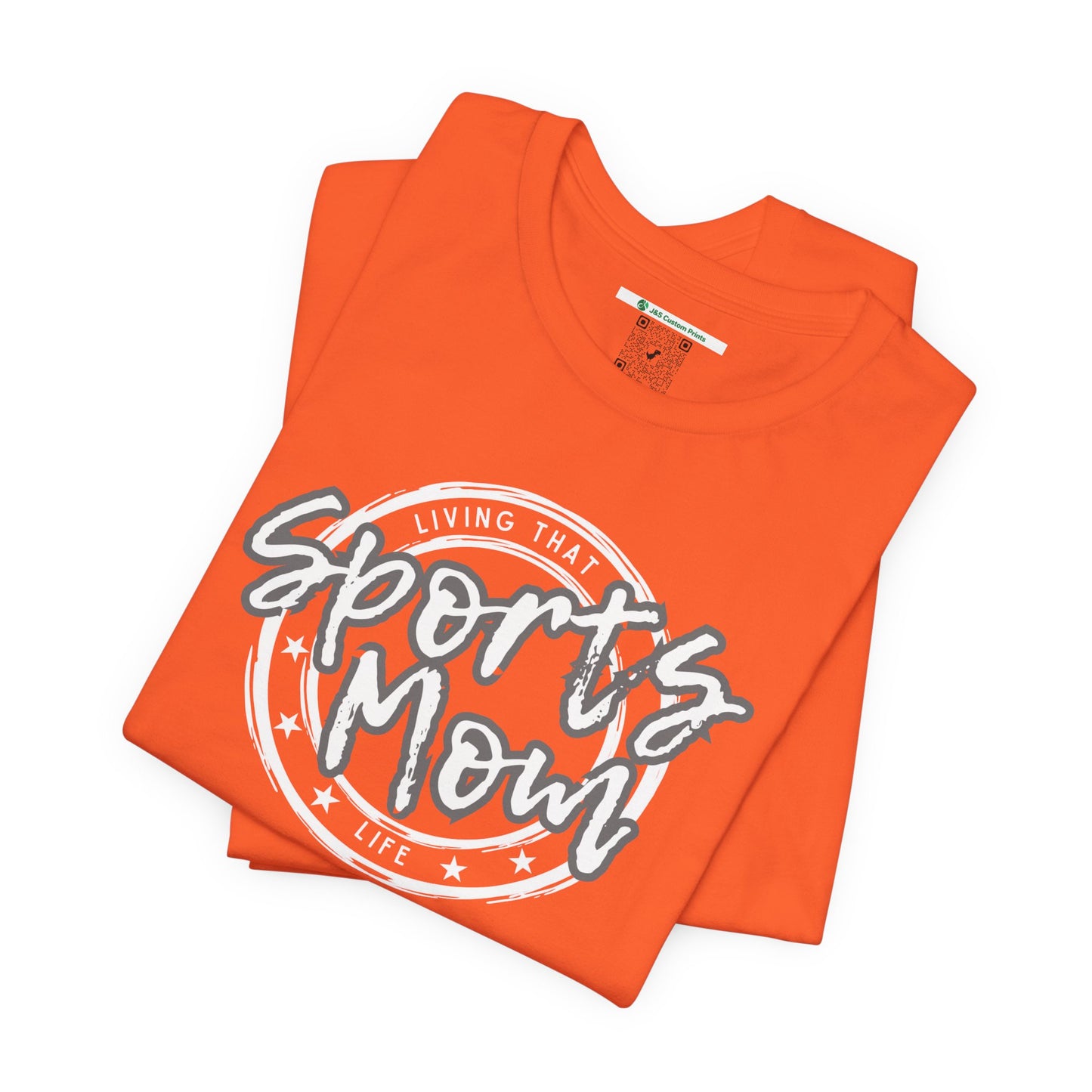 Sports Mom -- Gray Font (Adult Unisex Tee)