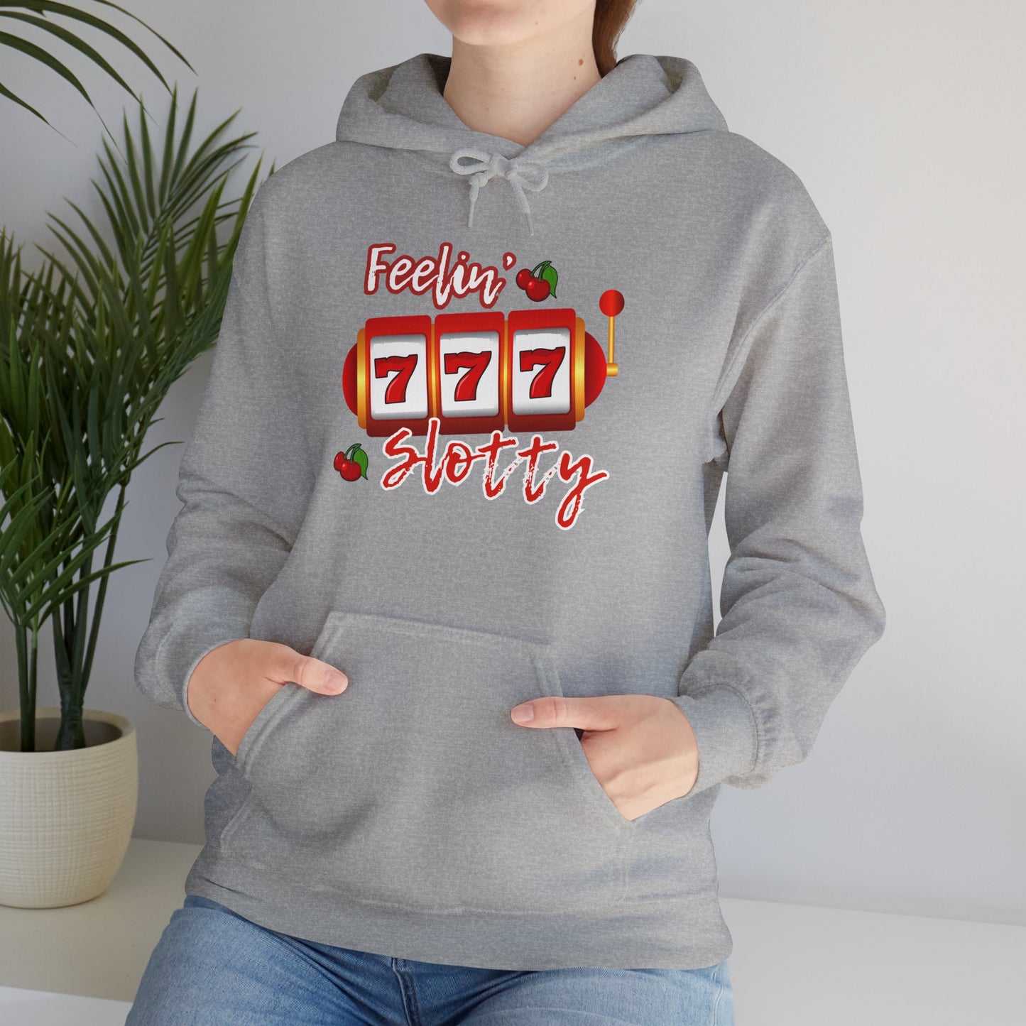 Feelin' Slotty (Adult Unisex Hooded Sweatshirt)