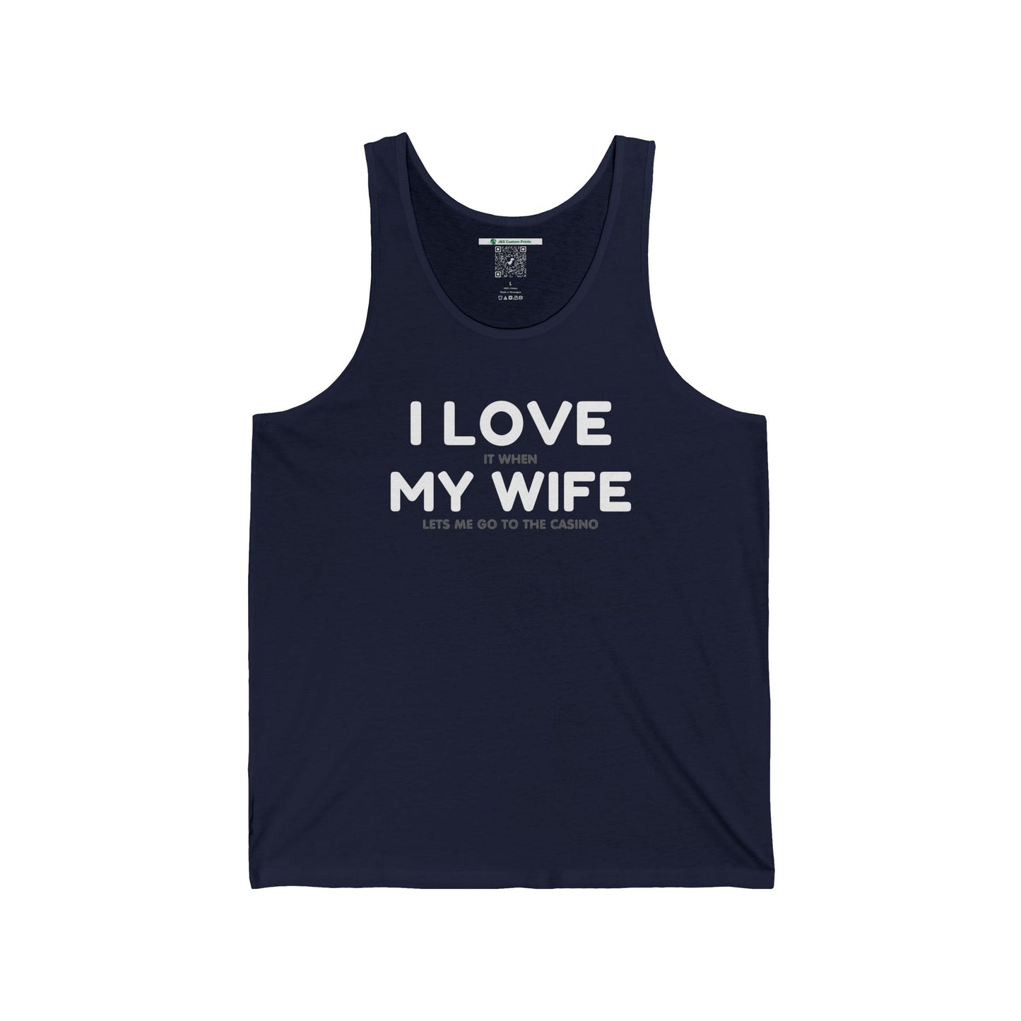 I Love My Wife (Adult Unisex Tank Top)