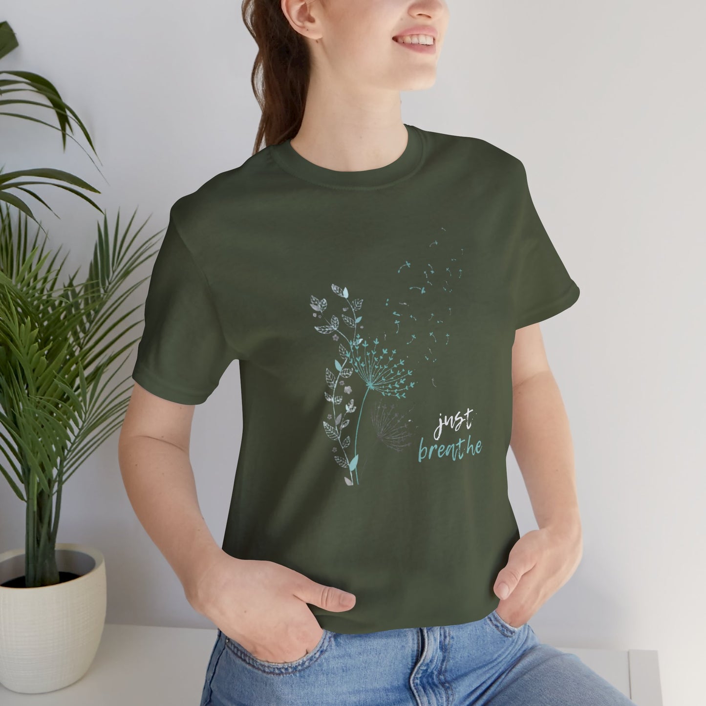 Just Breathe (Adult Unisex Tee Shirt)