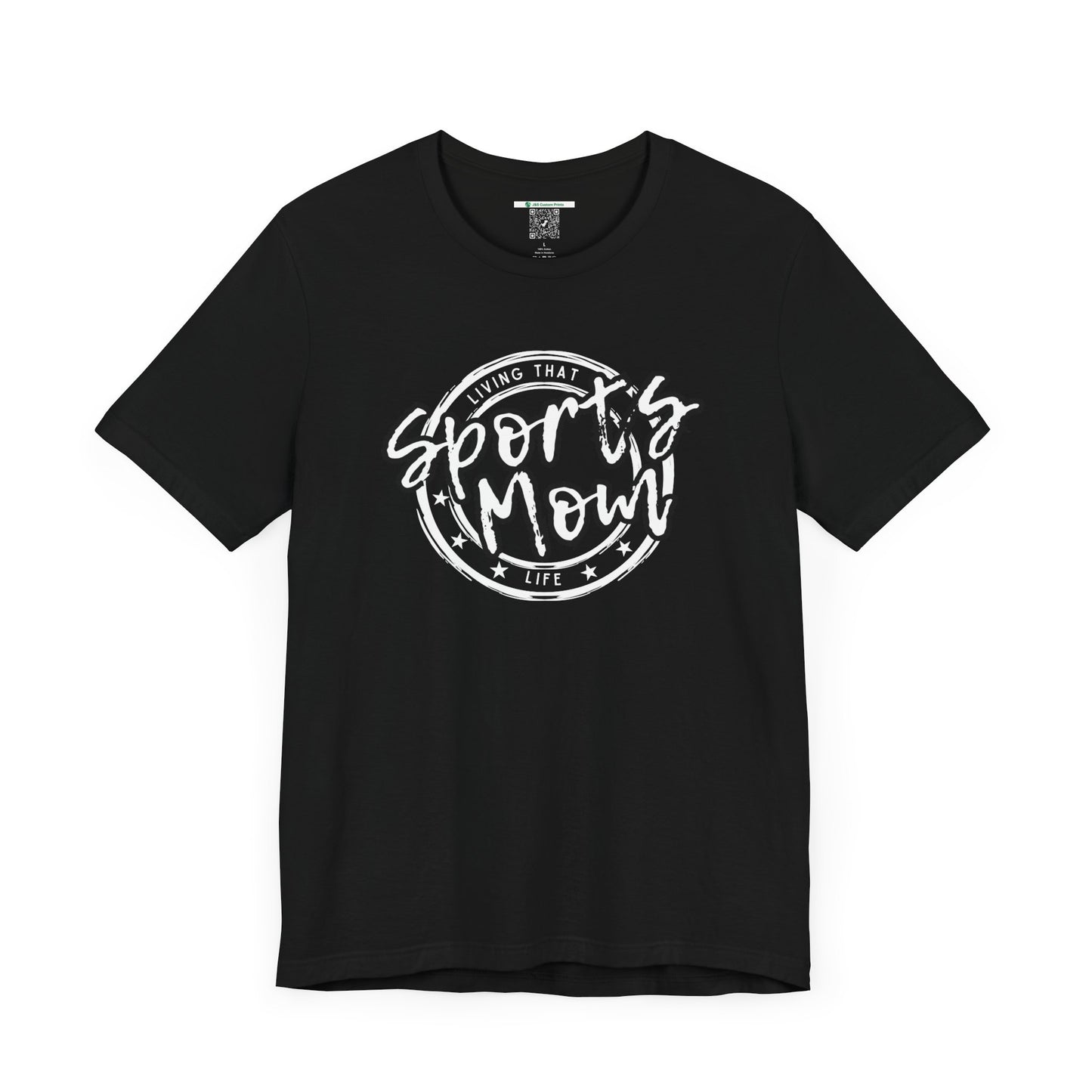 Sports Mom -- Black Font (Adult Unisex Tee)