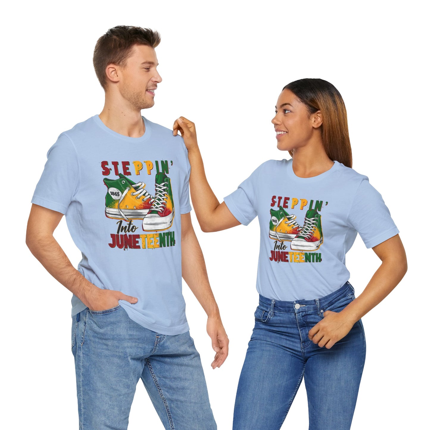 Steppin' Into Juneteenth (Adult Unisex Tee)