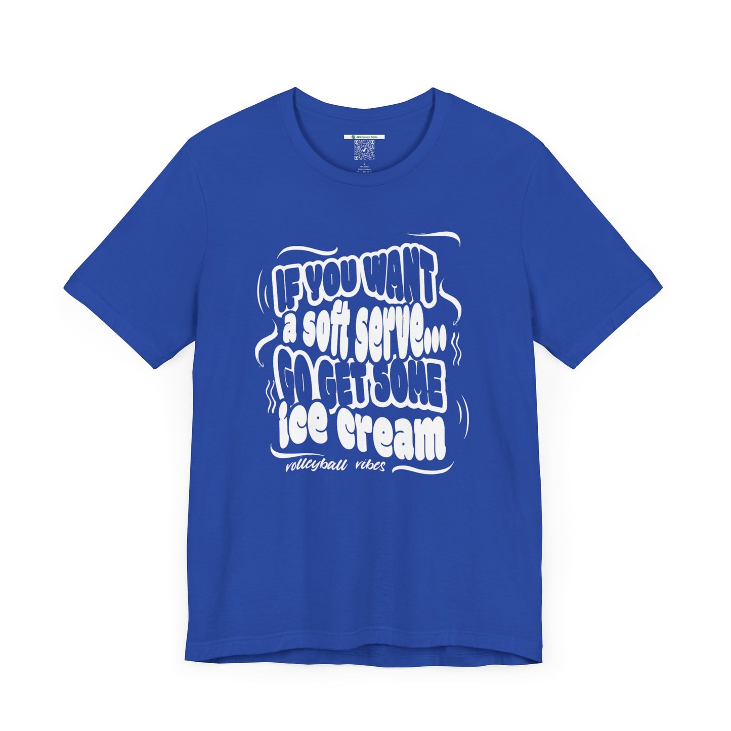 Volleyball Soft Serve (Adult Unisex Tee)