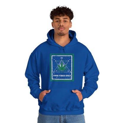 Cannabis -- Good Vibes Only (Adult Unisex Hooded Sweatshirt)