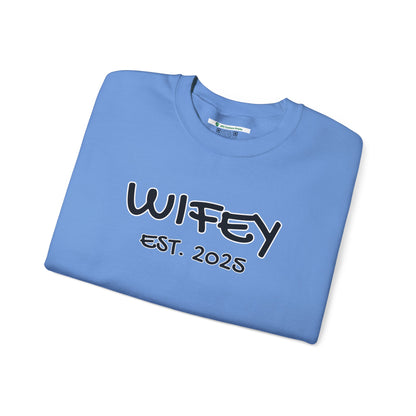 Matching Marriage Set -- "Wifey" (Adult Unisex Crewneck Sweatshirt)