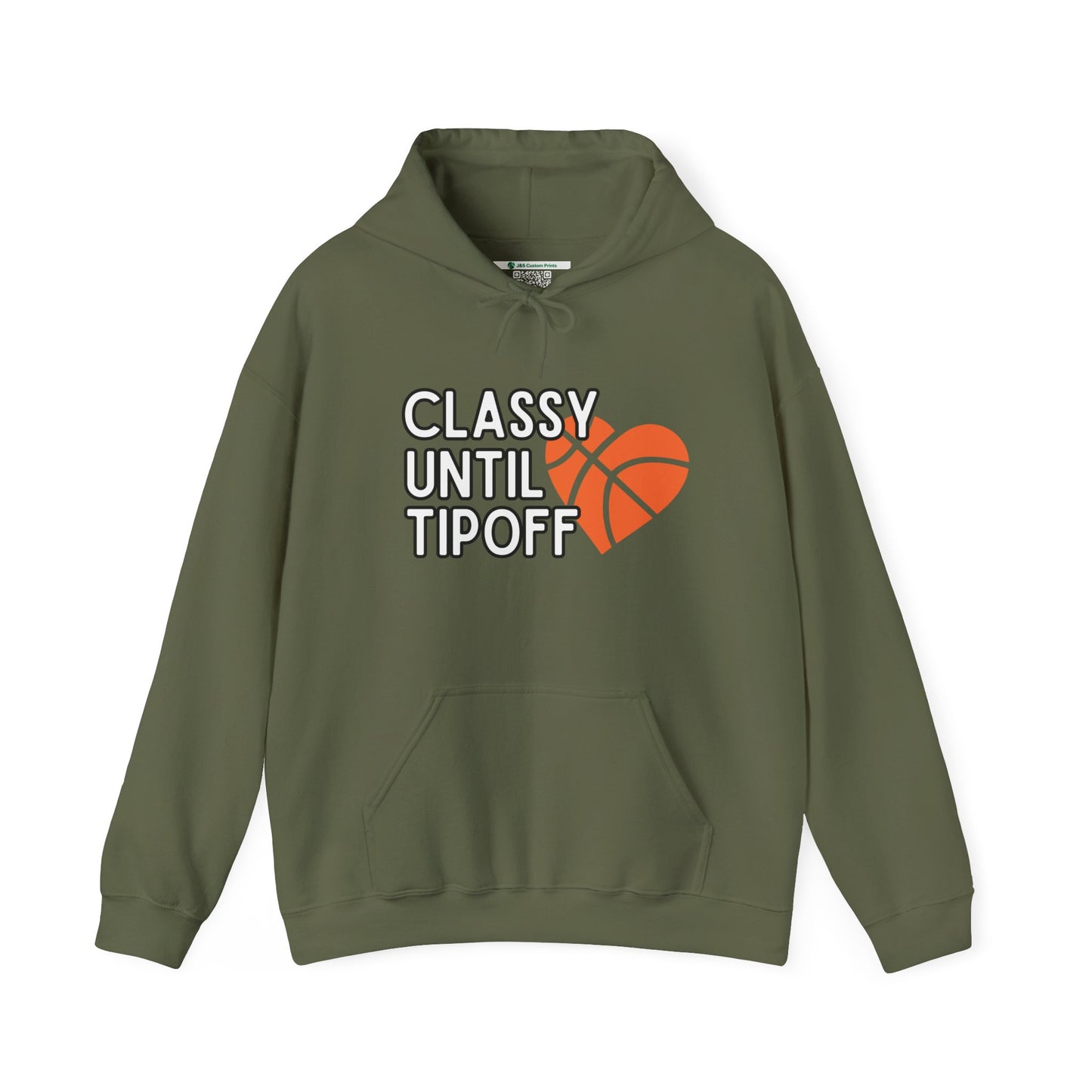 Classy Until Tipoff (Adult Unisex Hooded Sweatshirt)