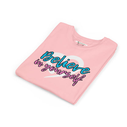 Believe In Yourself -- Blue/Pink (Youth Unisex Tee)
