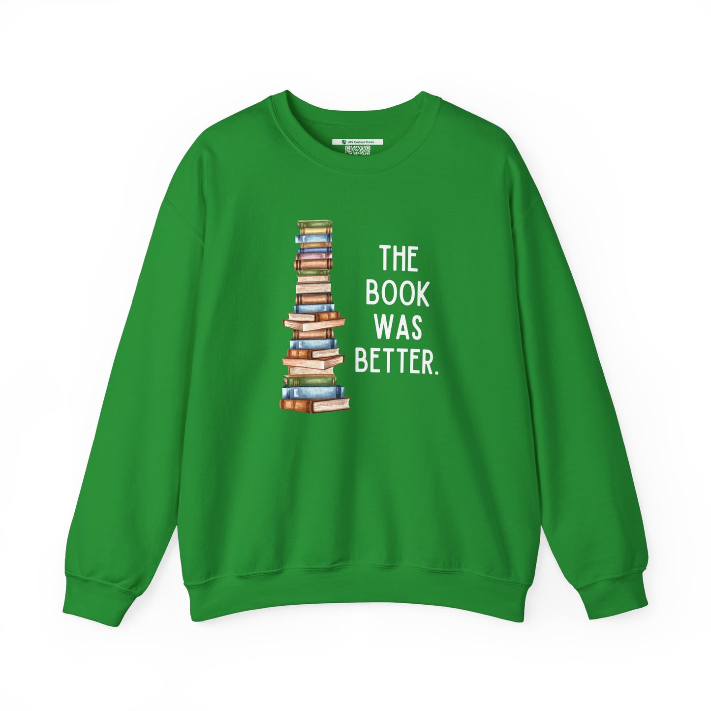 The Book Was Better [2] (Adult Unisex Crewneck Sweatshirt)