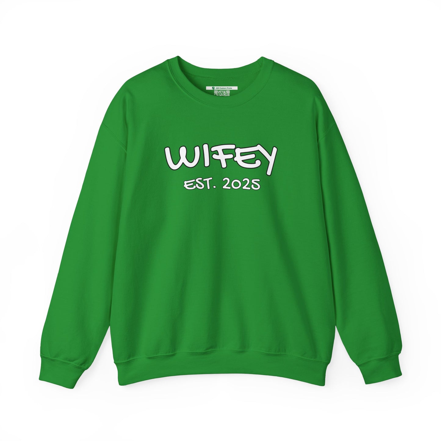 Matching Marriage Set -- "Wifey" (Adult Unisex Crewneck Sweatshirt)