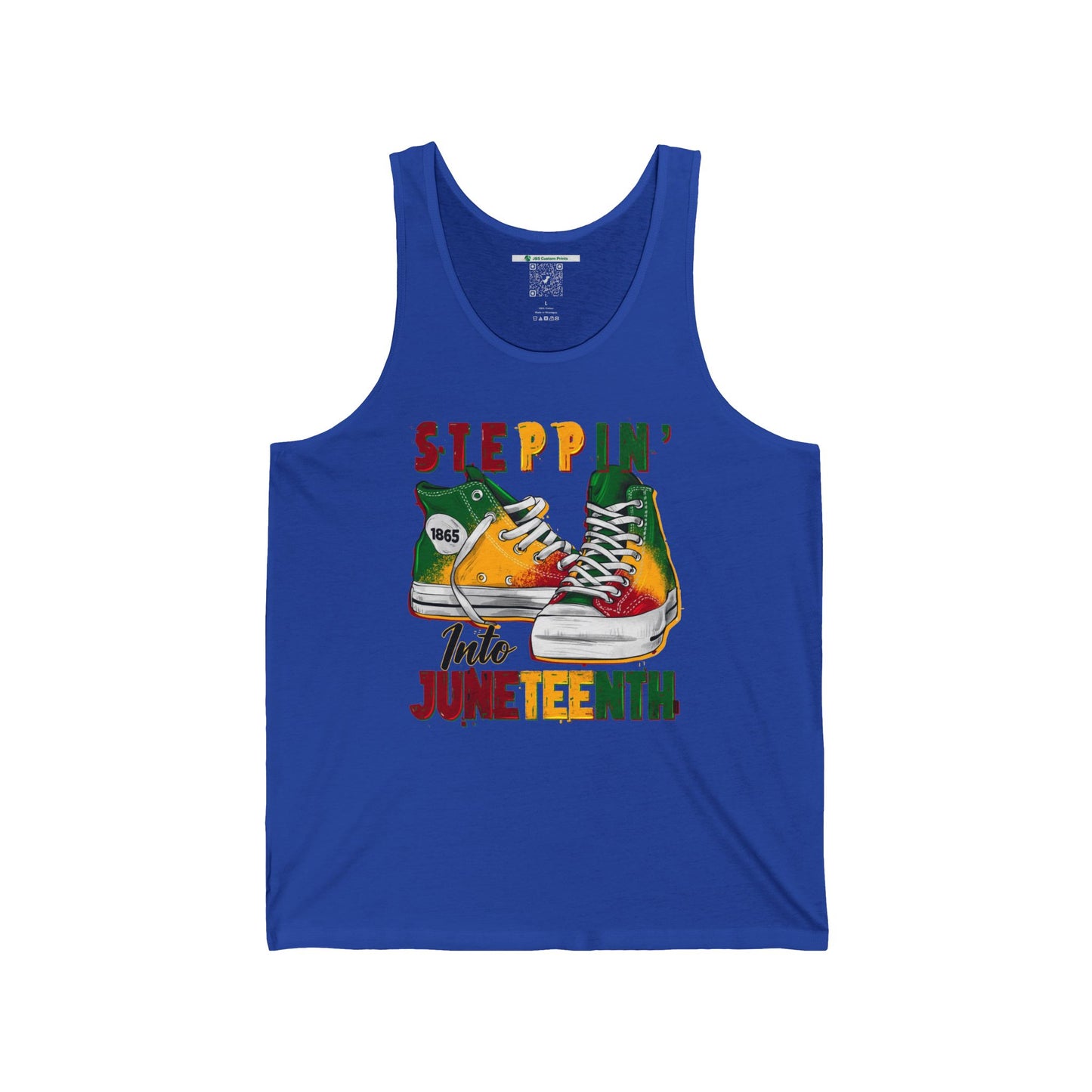 Steppin' Into Juneteenth (Adult Unisex Tank Top)