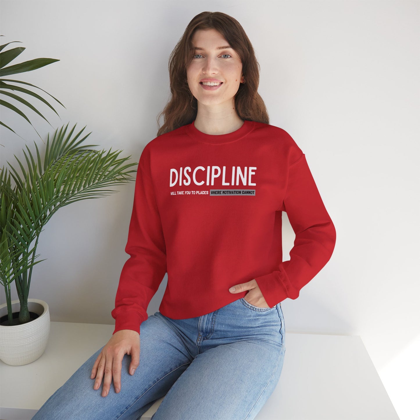 Discipline (Adult Unisex Crewneck Sweatshirt)