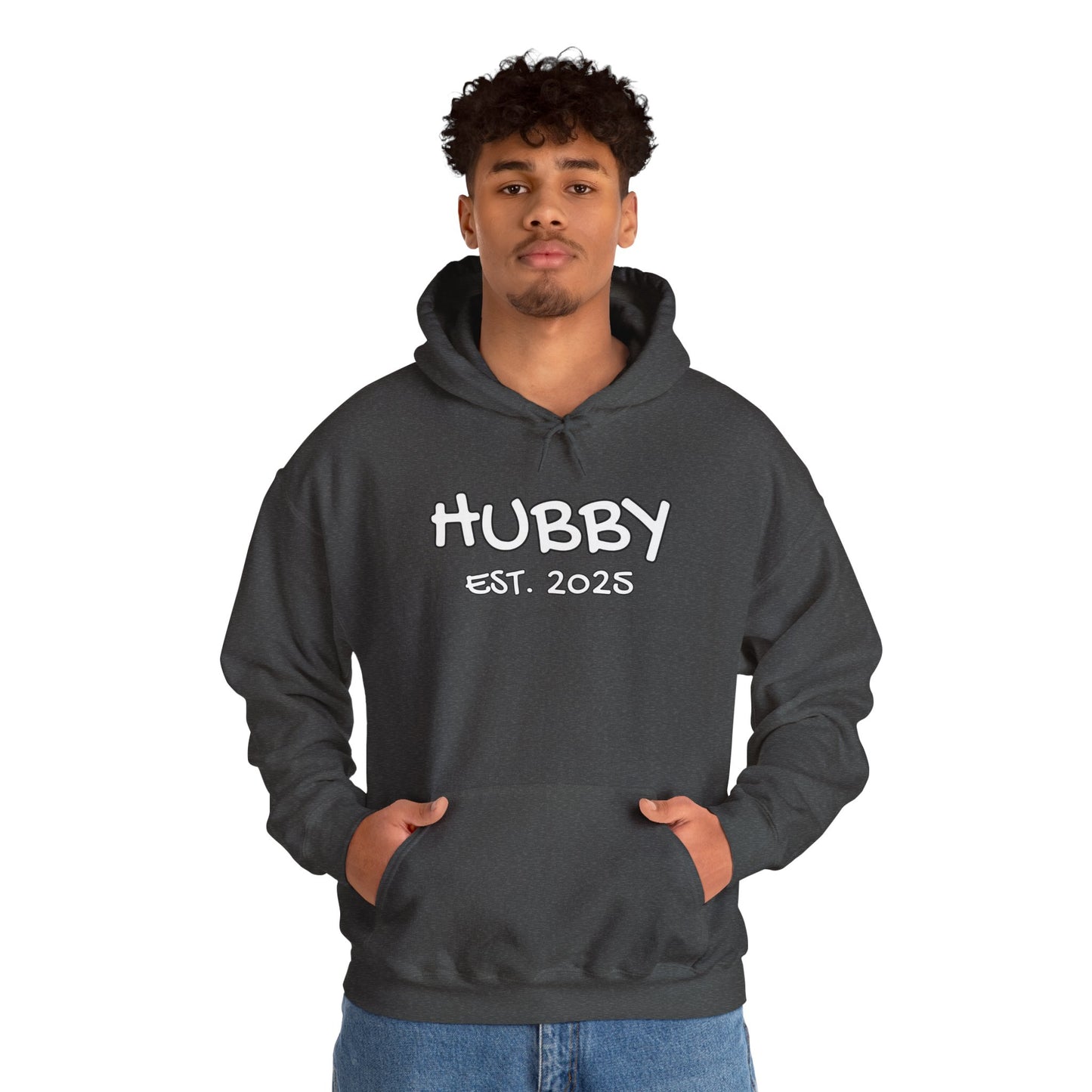 Matching Marriage Set -- "Hubby" (Adult Unisex Hooded Sweatshirt)