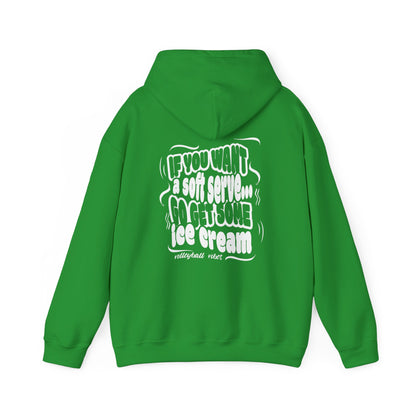 Volleyball Soft Serve (Adult Unisex Hooded Sweatshirt)