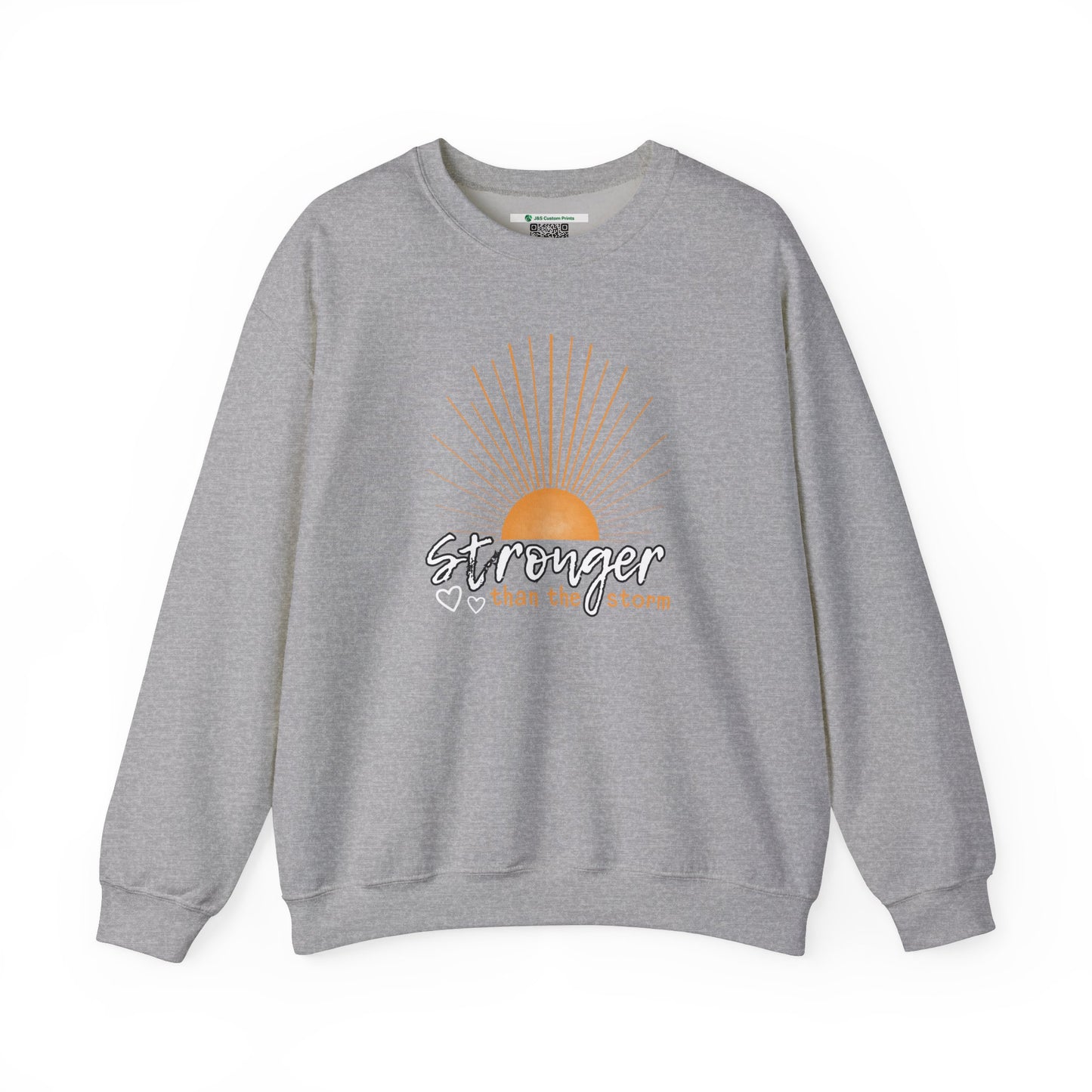 Stronger Than the Storm (Adult Unisex Crewneck Sweatshirt)