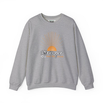 Stronger Than the Storm (Adult Unisex Crewneck Sweatshirt)