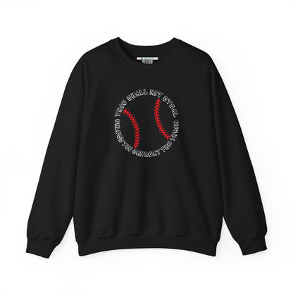 Thou Shall Not Steal Baseball (Adult Unisex Crewneck Sweatshirt)