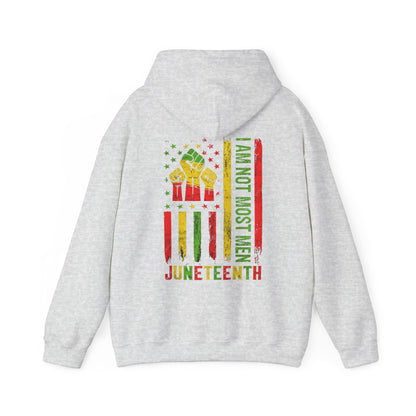 Juneteenth -- Not Most Men (Adult Unisex Hooded Sweatshirt)