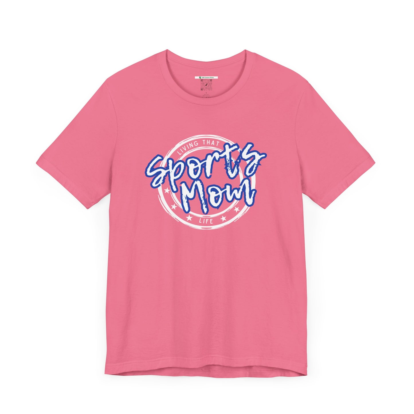 Sports Mom -- Blue Font (Adult Unisex Tee)