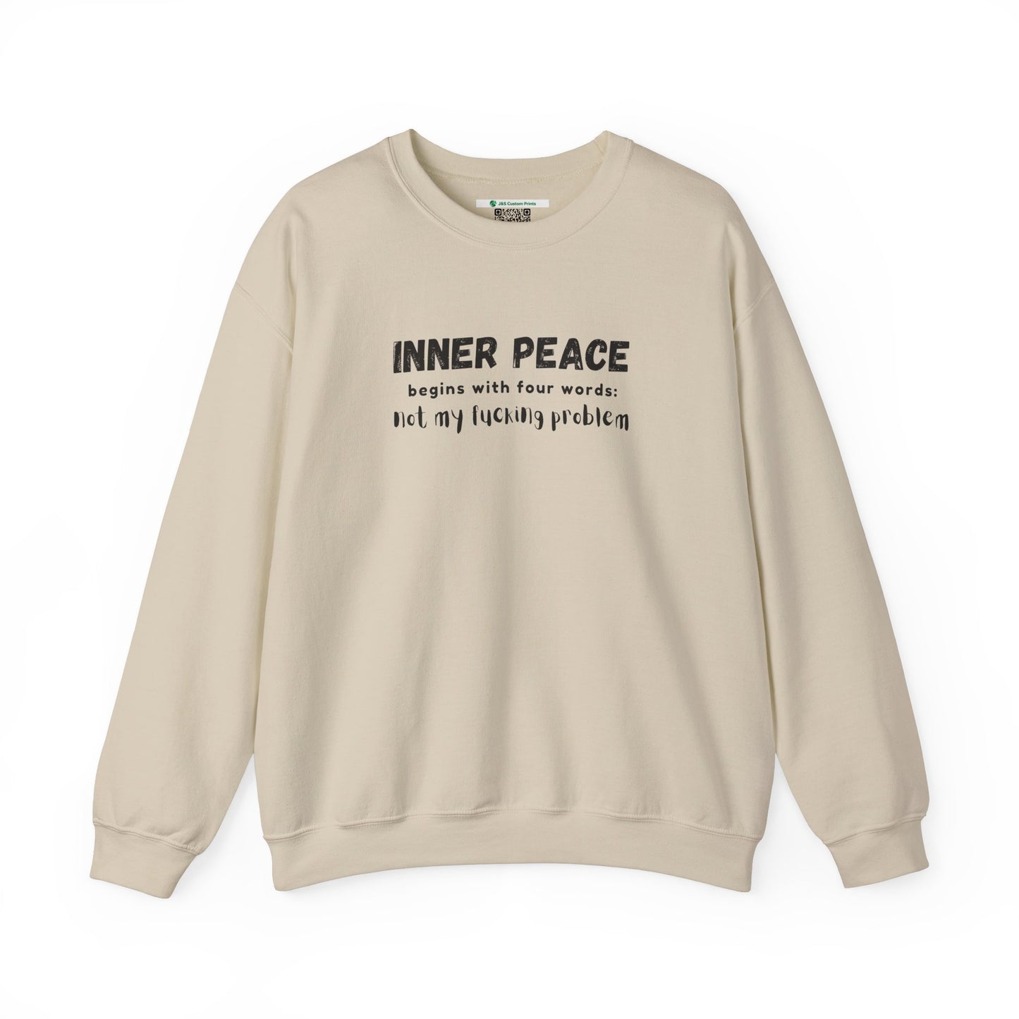 Inner Peace (Adult Unisex Crewneck Sweatshirt)