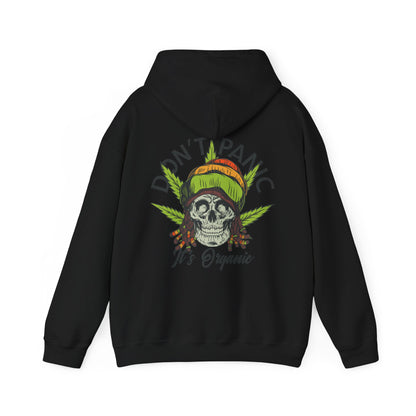Cannabis -- Don't Panic It's Organic (Adult Unisex Hooded Sweatshirt)
