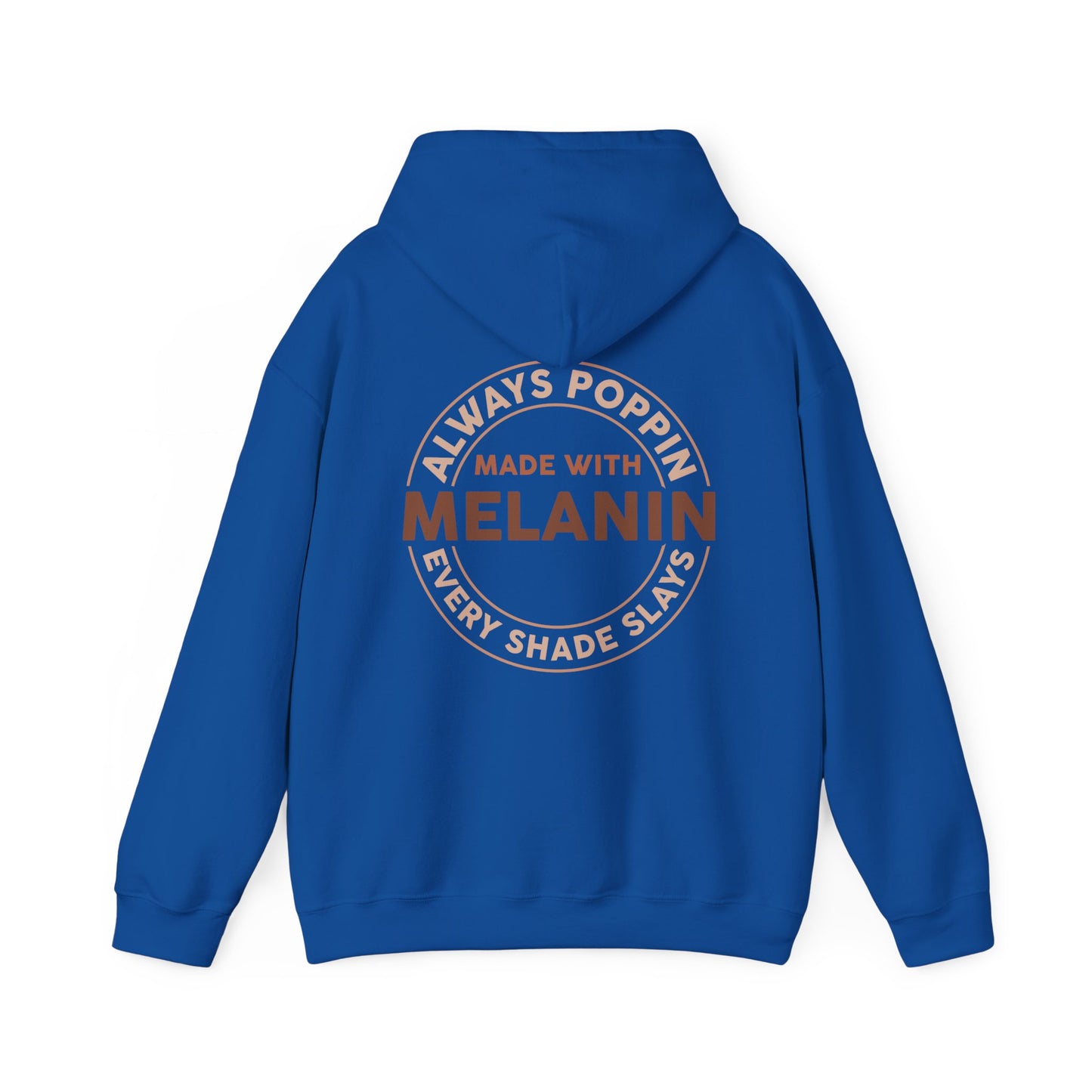 Made With Melanin (Adult Unisex Hooded Sweatshirt)