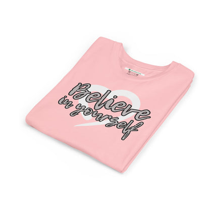 Believe In Yourself -- Gray (Youth Unisex Tee)