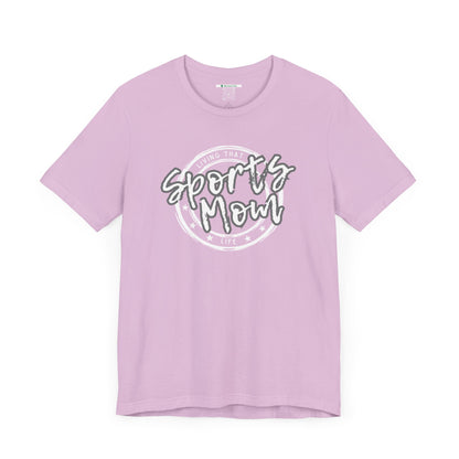 Sports Mom -- Gray Font (Adult Unisex Tee)
