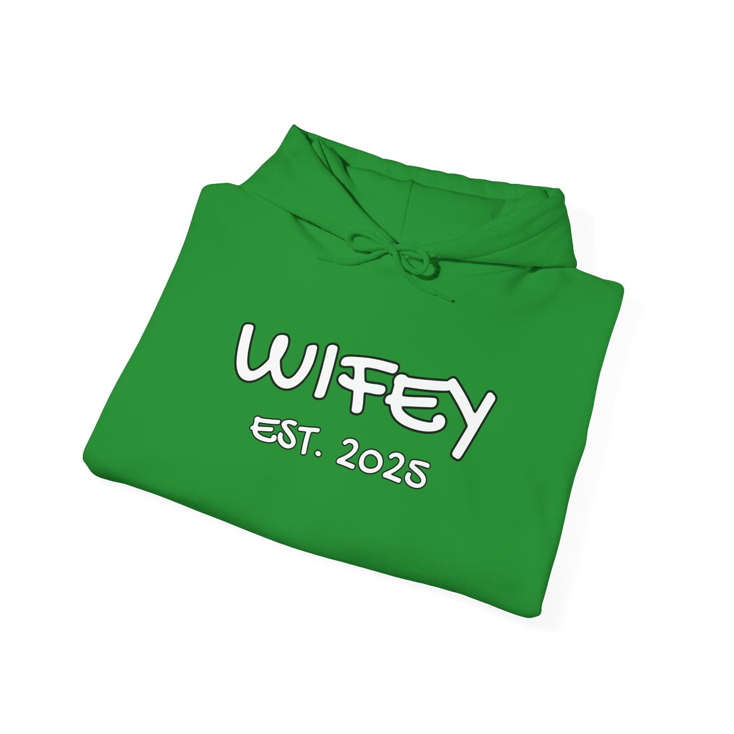 Matching Marriage Set -- "Wifey" (Adult Unisex Hooded Sweatshirt)