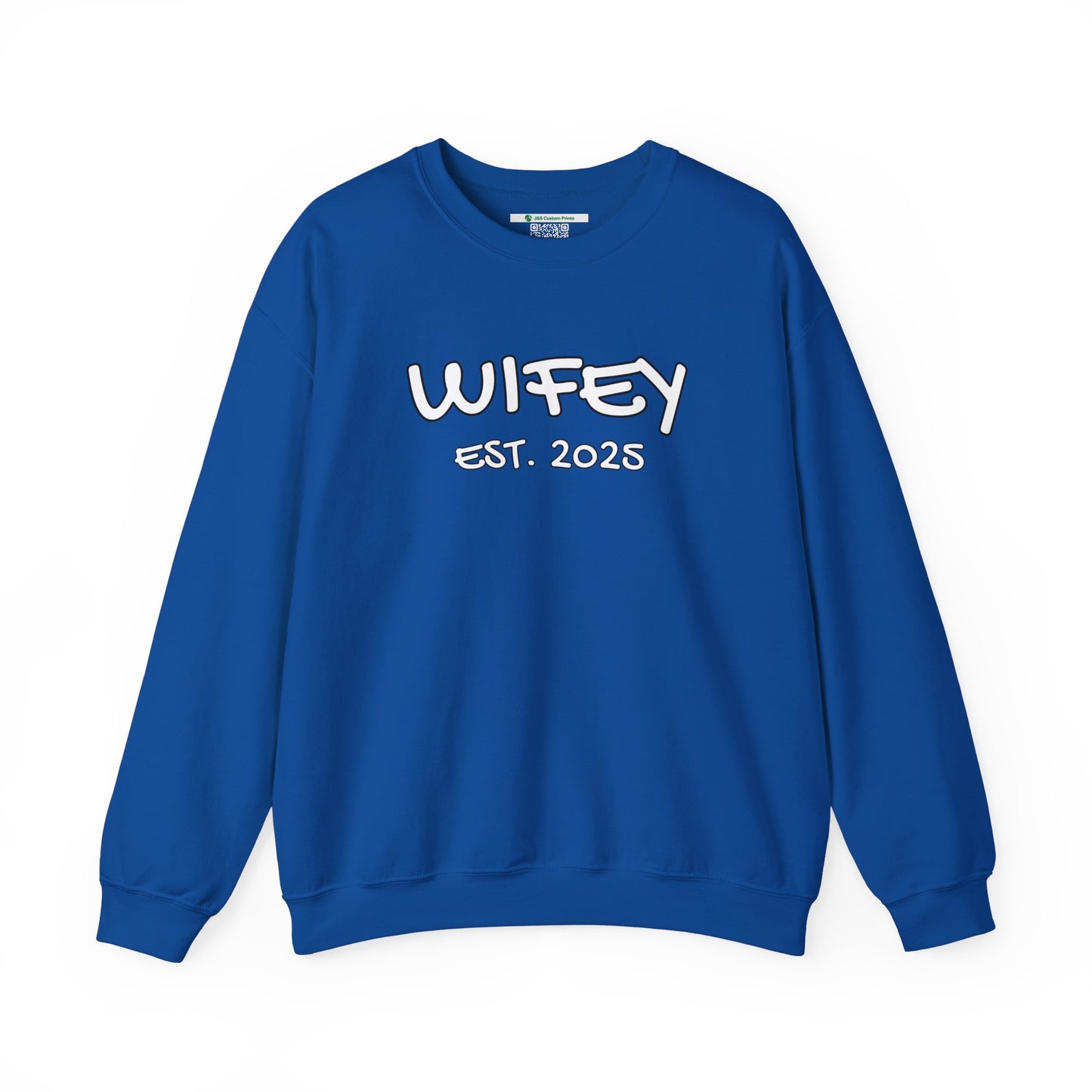 Matching Marriage Set -- "Wifey" (Adult Unisex Crewneck Sweatshirt)