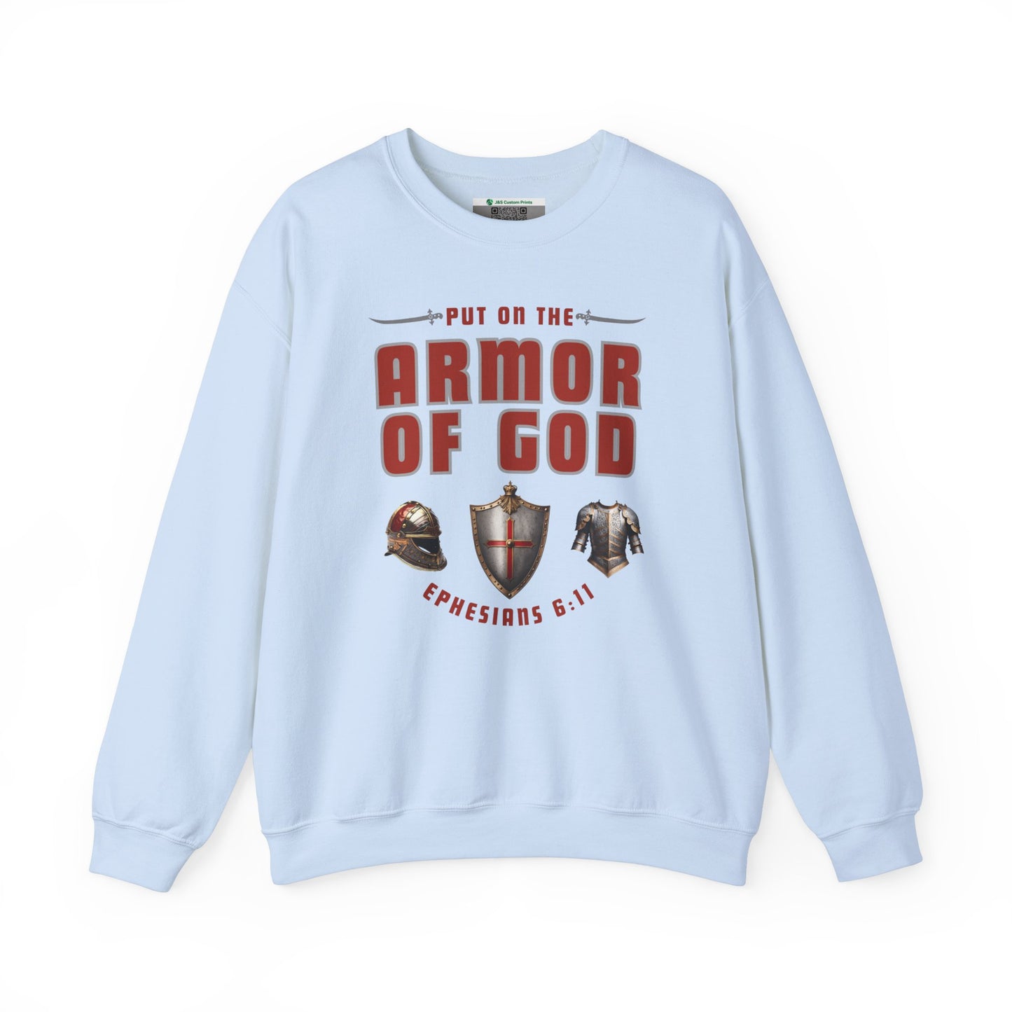 Armor Of God (Adult Unisex Crewneck Sweatshirt)